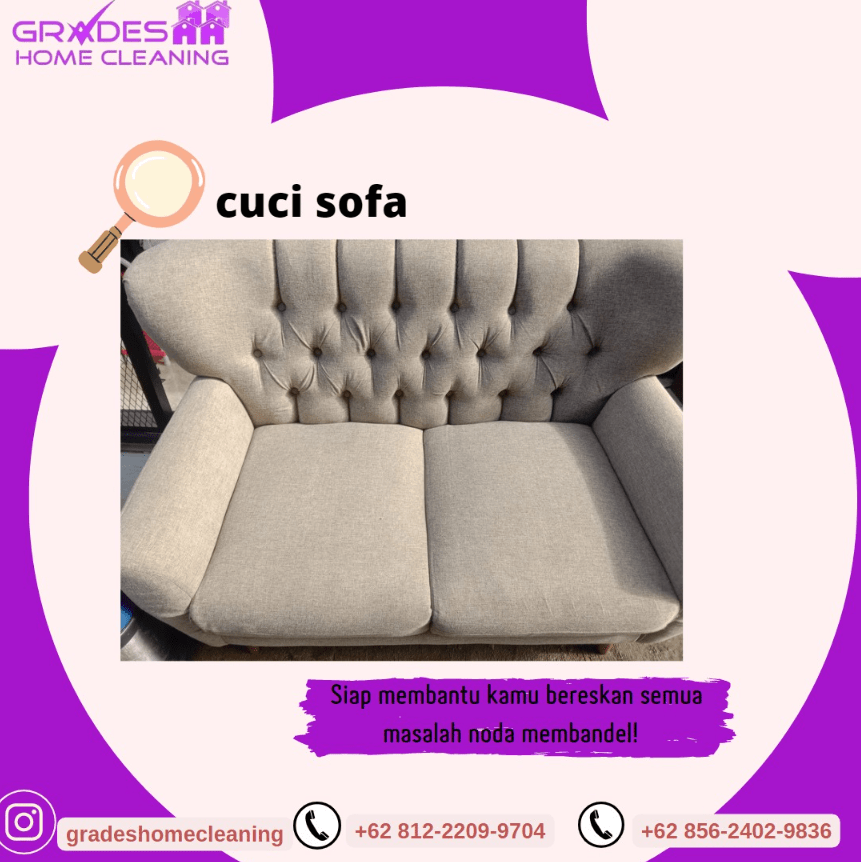 Cuci Sofa Depok Anti Berbagai Macam Noda