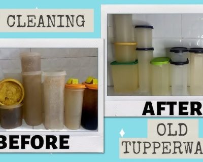 Cara Membersihkan Tupperware yang Berjamur