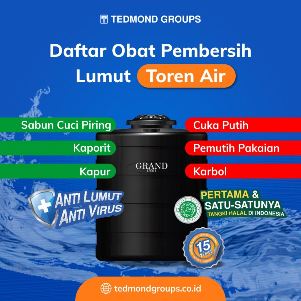 Cara Menghilangkan Lumut di Toren Air