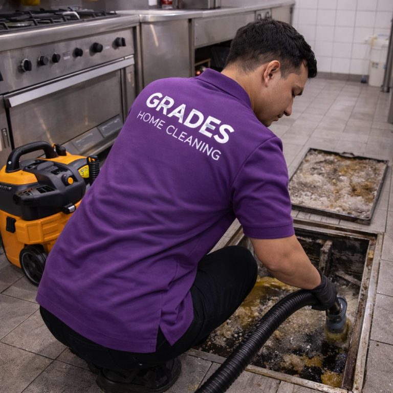 cleaning grease trap karawang
