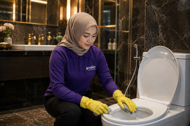 Jasa Bersih Toilet Bali Profesional dan Higienis Bersama Grades Home Cleaning